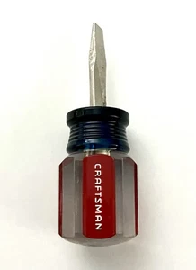 Vintage Craftsman 4151 Stubby 1/4” x 1  1/2” Slotted Screwdriver USA - Picture 1 of 24
