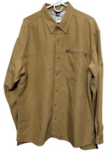 The North Face Langarmshirt hellbraun khaki XL Outdoor Modal Polyester - Bild 1 von 9