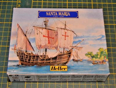 MAQUETTE  SANTA MARIA  HELLER 1/350  CADET - Photo 1/2
