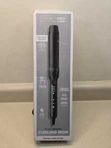 InfinitiPro by CONAIR 1,5” Ferro arricciacapelli in ceramica digitale CD409 Nero - Foto 1 di 7