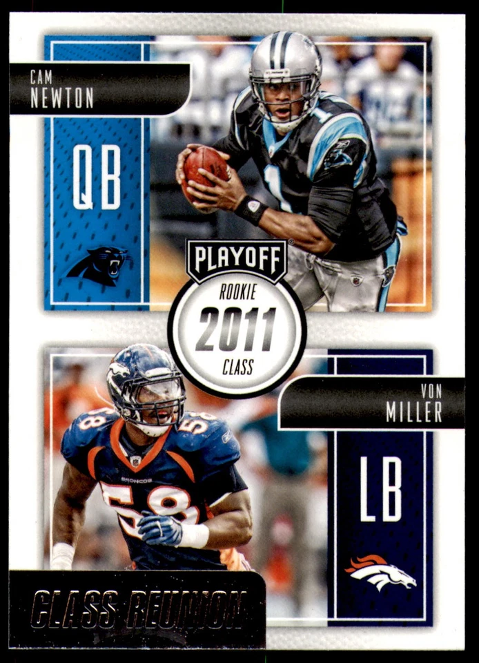 Cam Newton / Von Miller 2016 Panini Playoff Class Reunion #CR-NM Reunion - Image 1 of 2