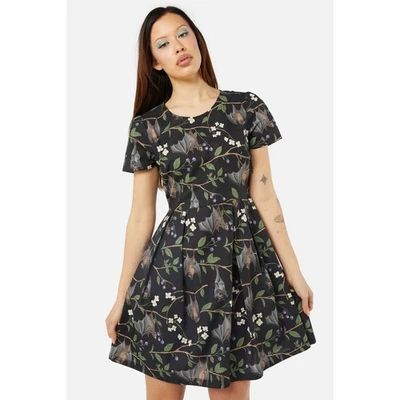 Vestido Dangerfield Old World Fit Estampado Acampanado - Talla 4 EE. UU. Nuevo Con Etiquetas Foto 1 de 4