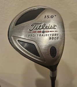 Titleist Pro Trajectory 980F 3 Wood 15° Speeder Stiff Graphite Shaft Right Hand - Picture 1 of 6