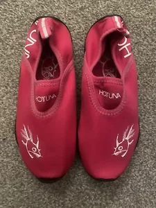 Pink HOT TUNA Aqua Water Beach Sea Pool Scuba Diving Shoes SIZE 34/JUNIOR 2 - Picture 1 of 3
