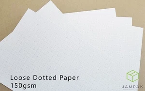 A4 LOOSE SHEET DOTTED GRAPH SQUARE PAPER Dot Grid Upto 500 Sheet Note Paper. - Picture 1 of 7