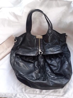 Original JIMMY CHOO Leder Tasche sehr hoher NP TOP Shopper Handtasche - Bild 1 von 4