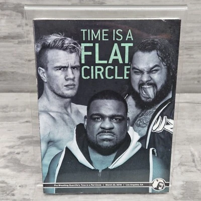 Pro Wrestling Guerrilla DVD Time is a Flat Circle PWG Keith Lee Jeff Cobb Sealed Foto 1 de 3