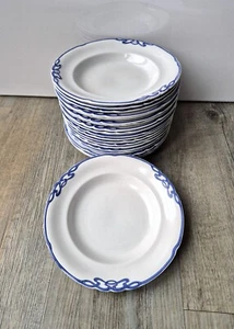 Antiguo plato de comedor Villeroy & Boch 21 cm de profundidad - plato de entrada - V&B azul Olga - Imagen 1 de 7