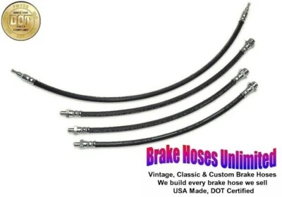 КОМПЛЕКТ ТОРМОЗНЫХ ШЛАНГОВ Mercury Monterey 1953 г., с мощными тормозами - Изображение 1 из 2