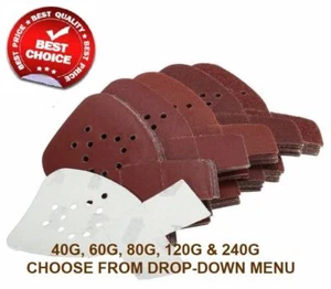 Mouse Sanding Sheets For Black and Decker Mouse Palm Sander Pads Sandpaper - Imagen 1 de 6