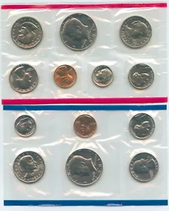 1981 US Uncirculated Mint Set 13 Coin Set United States Philadelphia Denver - Picture 1 of 3