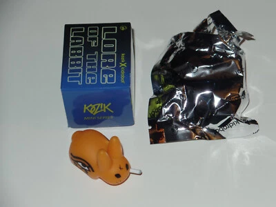 Kidrobot Lore of the Labbit Orange Eye Of Horus 1.5" Vinyl Figure Frank Kozik - Image 1 of 4
