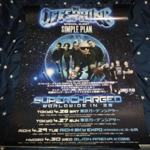 OFFSPRING / Supercharged Tour 2025 Japan Original Promo Poster B2 20x28in - Picture 1 of 3