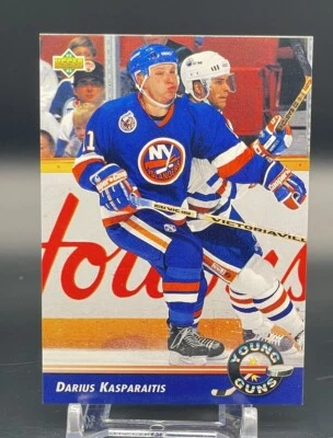 1992-93 Upper Deck Islanders Hockey Card #563 Darius Kasparaitis YG - Image 1 of 2