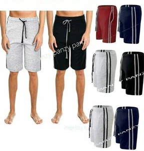 Men's 2 Pack Lounge Shorts Stretch Jersey Night Wear Pyjamas Summer Sizes M-2XL - Picture 1 of 6