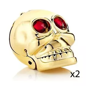 Lip Gloss Beauty Make Up Colour Balm Rock Star Gold Skull Passion Fruit x2 - Picture 1 of 1