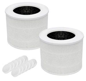 2 Pack Replacement Smoke Remover Filter Set for Levoit Core Mini RF Air Purifier - Picture 1 of 5