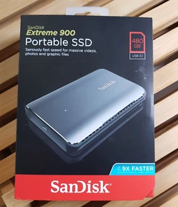 SanDisk Extreme 900 - 480GB externe SSD-Festplatte Aluminium mit USB 3.1 Typ C - Bild 1 von 23
