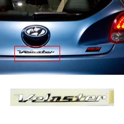 Emblema letra maletero trasero OEM 'Veloster' 86310-2V000 para Hyundai 2012-2015 Foto 1 de 2