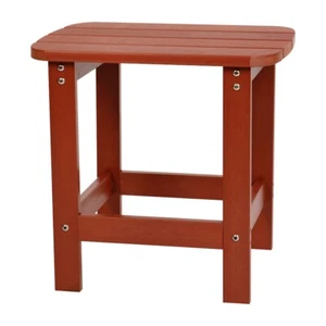 Flash Charlestown Wood Adirondack Side Table in Red - JJ-T14001-RED-GG - Picture 1 of 1