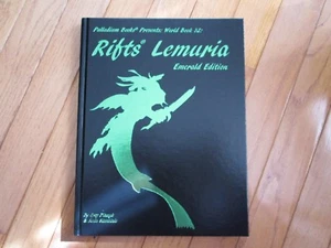 Palladium Rifts World Book 32 Rifts Lemuria Emerald Edition Signed Limited Ed - Picture 1 of 1