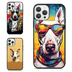 Bull terrier rapper Anti scratch Cover For iPhone SE4 16E 12 13 14 15 16 Pro Max - Picture 1 of 25