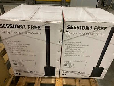 1COPPIA SESSIOFREE  .Impianto .@Batt. SUB/Colonna W8" 400Wp./108db. 2pcs Aperto. - Immagine 1 di 4