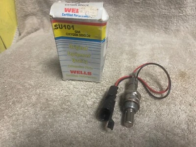 NOS WELLS SU101 OXYGEN SENSOR 1987-95 GM CADILLAC DEVILLE FLEETWOOD ELDORADO - Image 1 of 4