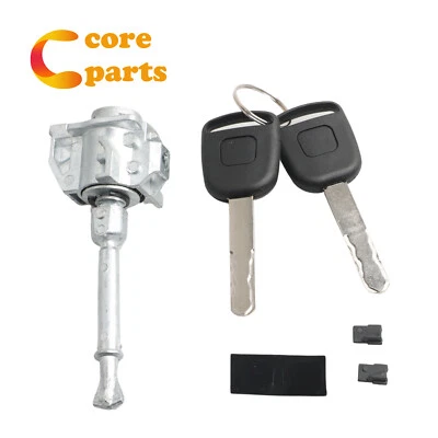 Door Lock Cylinder& 2 Keys Set Front Left Fit for 2012-2016 Honda CR-V - Image 1 of 4