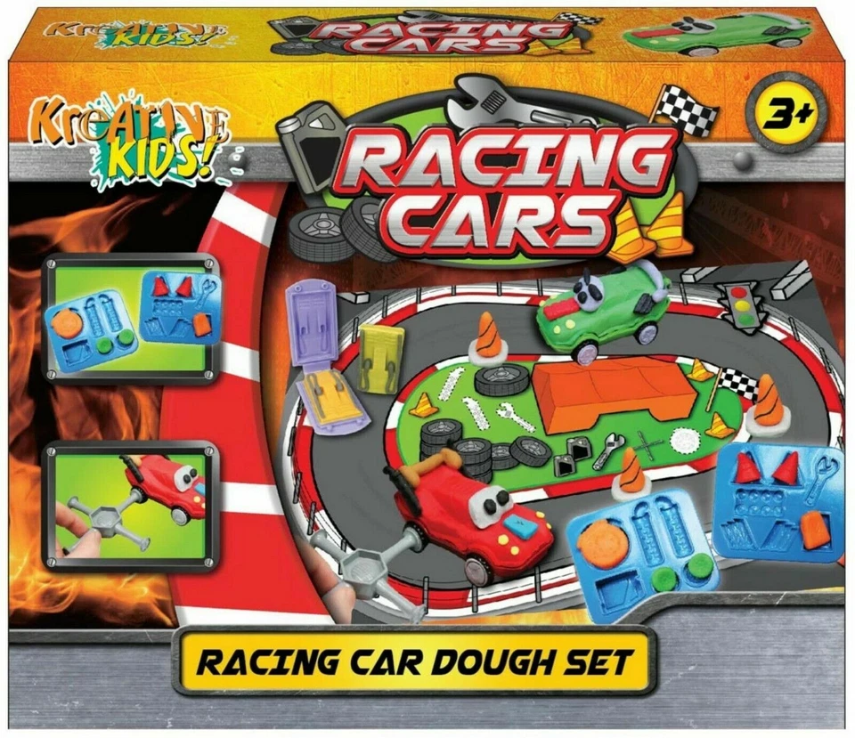 Kreative Kids Racing Cars Dough Set - Image 1 of 1