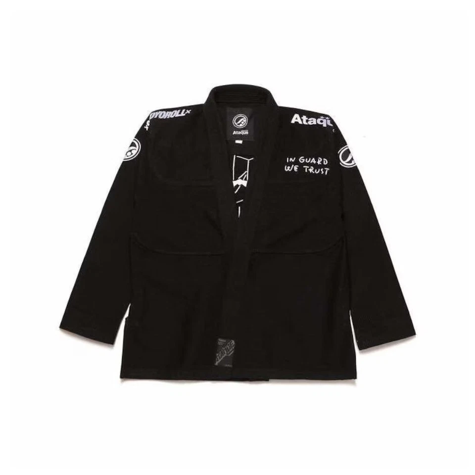 BJJ Gi Shoyoroll Batch 111 Yu Nagaba Uniform Classic Black  with Bag 450 GSM - Image 1 of 4