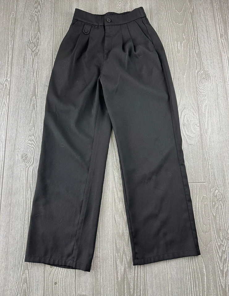 Pantalones plisados negros AHA Selected para mujer talla XS Foto 1 de 4