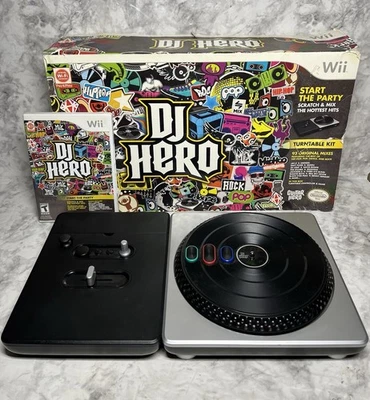 Nintendo Wii DJ Hero: Bundle with Turntable & Complete Game - Image 1 of 4