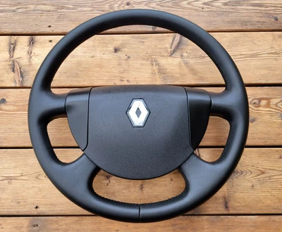 CUIR NEUF RENAULT PREMIUM DXI II noir volant bus camion OEM - Image 1 of 4