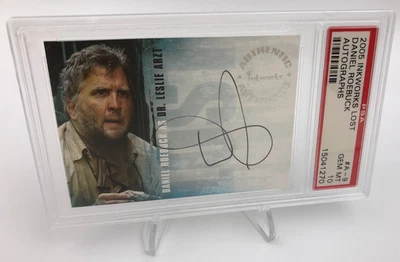 DANIEL ROEBUCK AUTO Inkworks Karte TV VERLOREN als DR LESLIE ART Platte PSA GEM MINT 10 - Bild 1 von 4