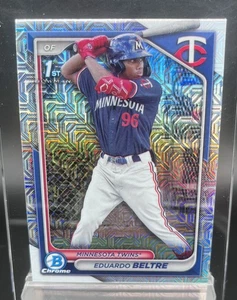 2024 1st Bowman Chrome Mojo Refractor Prospects BCP-170 Eduardo Beltre - Gemelos - Imagen 1 de 2