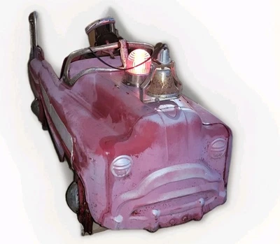 COCHE A PEDALES MURRAY CARA TRISTE VINTAGE TODO ORIGINAL CON LUZ DE CAPÓ LED ROJA Foto 1 de 4