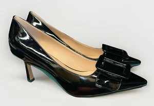 Black Stiletto Heels~Women’s Size 8.5~ KUORAN~Closed Toe Pointed Pump~NEW - Picture 1 of 17