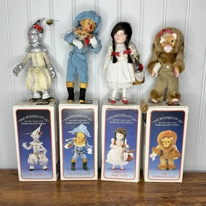 Kurt Adler Santa's World Der Zauberer von Oz Weihnachtsschmuck 4er Set 1987 LESEN - Bild 1 von 13