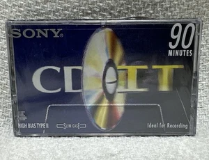 Vintage neu versiegelt Sony CD-IT High Bias 90 min Audiokassette ((D-3)) - Bild 1 von 2