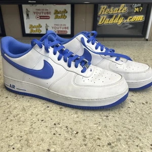 Nike Air Force 1 AF1 Low Weiß Mittelblau DH7561-104 Herren Schuhe Gr. 13 Gepflegt - Bild 1 von 19