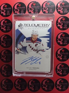 2024-25 Jacob Trouba SP Authentic Telemetry Signatures Auto #T-JT New York UD - Picture 1 of 2