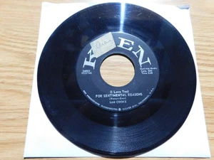 Sam Cooke - Keen 45 RPM - (I Love You) For Sentimental Reasons / Desire Me - Picture 1 of 2