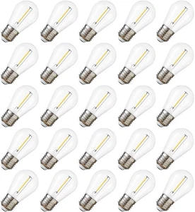 Solar String Light Bulbs, DC 3V Low Voltage, Shatterproof Waterproof S14 LED ... - Picture 1 of 8