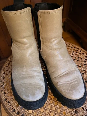 Camper women's Ground boots with Michelin lug soles stone/taupe color - Image 1 of 3