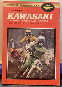 Válvula giratoria Kawasaki 80 a 350cc 1966 a 1980 Clymer manual de reparación - Imagen 1 de 4