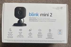 Blink Mini 2 Plug-In CCTV Smart Security Camera - Black **Brand New** UK Model - Picture 1 of 5
