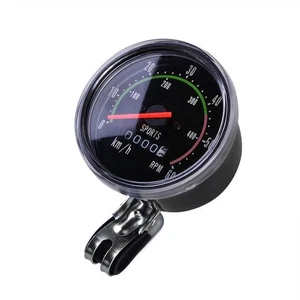 Bike Mechanical Odometer Retro Alloy Mechanical Speedometer with 78cm Cable - Picture 1 of 14