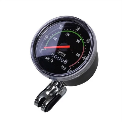 Bike Mechanical Odometer Retro Alloy Mechanical Speedometer with 78cm Cable - Image 1 of 4