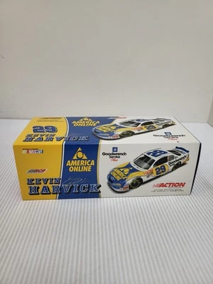 Action Nascar #29 Kevin Harvick GM Goodwrench AOL 2001 Monte Carlo 1:24 Diecast - Imagem 1 de 2